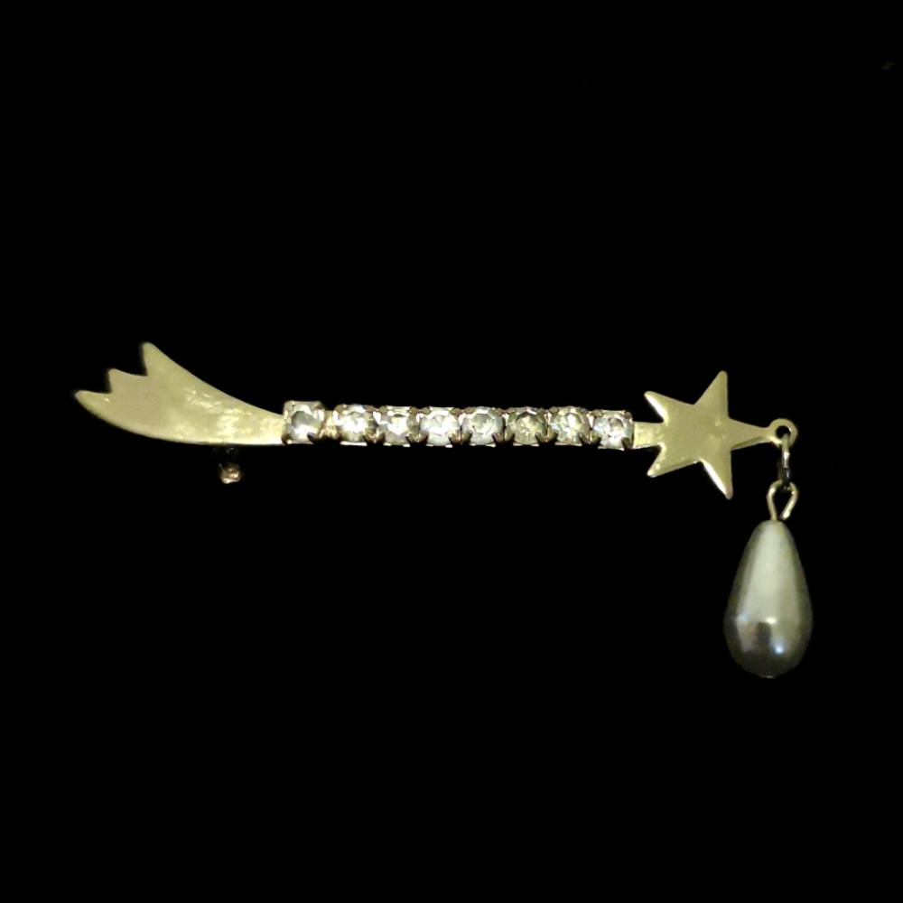 VINTAGE SHOOTING STAR BROOCH